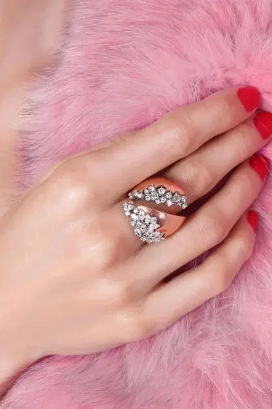 YEPREM Golden Strada Stackable Ring | Thumbnail 2 YEPREM Golden Strada Stackable Ring | Thumbnail 2