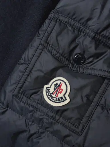 Moncler Wool-blend Felt And Quilted Shell Down Jacket | Thumbnail 4 Moncler Wool-blend Felt And Quilted Shell Down Jacket | Thumbnail 4
