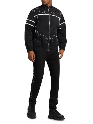 RTA Men's Bryant Cross Stretch High-Rise Slim-Fit Jeans - Black Cross - Size 29 | Thumbnail 2 RTA Men's Bryant Cross Stretch High-Rise Slim-Fit Jeans - Black Cross - Size 29 | Thumbnail 2