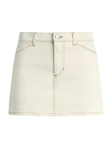 Joe's Jeans Women's The Carpenter Denim Miniskirt - Milk | Thumbnail 1 Joe's Jeans Women's The Carpenter Denim Miniskirt - Milk | Thumbnail 1