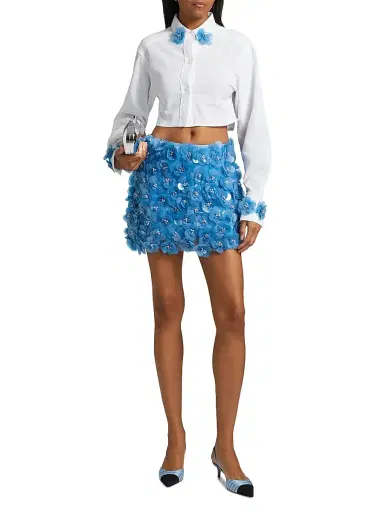 Mariandree Gaitan Women's Paula Floral Mini Skirt | Thumbnail 2 Mariandree Gaitan Women's Paula Floral Mini Skirt | Thumbnail 2