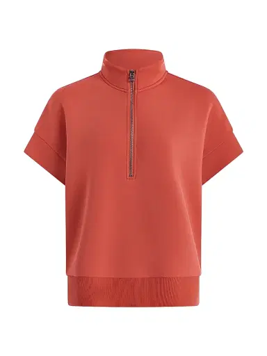 Varley Women's Ritchie Short-Sleeve Half-Zip Pullover | Thumbnail 1 Varley Women's Ritchie Short-Sleeve Half-Zip Pullover | Thumbnail 1