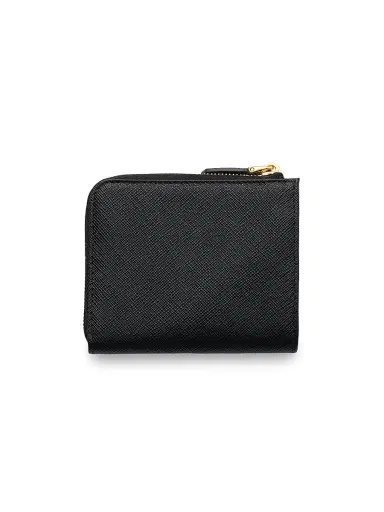 Prada Women's Saffiano Leather Zipper Wallet - Black | Thumbnail 2 Prada Women's Saffiano Leather Zipper Wallet - Black | Thumbnail 2