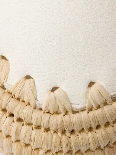 Prada Women's Nappa Leather and Raffia Ballerinas - Beige Khaki - Size 11 | Thumbnail 5 Prada Women's Nappa Leather and Raffia Ballerinas - Beige Khaki - Size 11 | Thumbnail 5