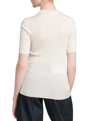 Jil Sander Women's Merino Wool Rib-Knit Top | Thumbnail 5 Jil Sander Women's Merino Wool Rib-Knit Top | Thumbnail 5