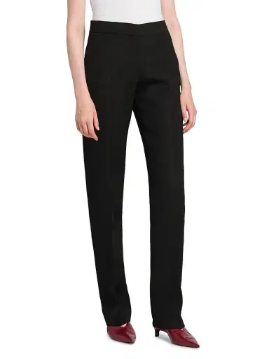 Jil Sander Women's Tailored Darted Straight Pants - Black - Size 10 | Thumbnail 4 Jil Sander Women's Tailored Darted Straight Pants - Black - Size 10 | Thumbnail 4