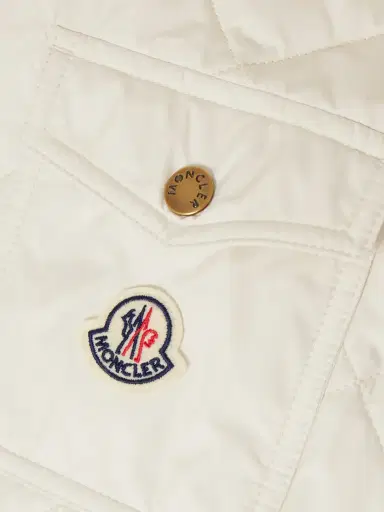 Moncler Chitre Cropped Cotton-canvas Trimmed Padded Quilted Shell Jacket | Thumbnail 5 Moncler Chitre Cropped Cotton-canvas Trimmed Padded Quilted Shell Jacket | Thumbnail 5