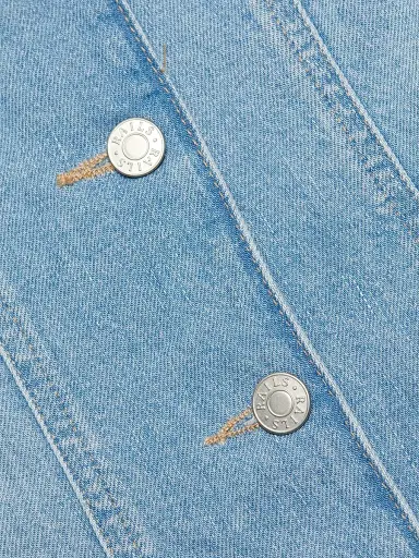Rails Women's Saratoga Denim Trucker Minidress - Faded Seaglass | Thumbnail 7 Rails Women's Saratoga Denim Trucker Minidress - Faded Seaglass | Thumbnail 7