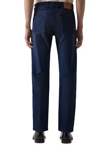 BLK DNM Men's Stretch-Denim Mid-Rise Straight-Leg Jeans - Clean Blue - Size 38 | Thumbnail 3 BLK DNM Men's Stretch-Denim Mid-Rise Straight-Leg Jeans - Clean Blue - Size 38 | Thumbnail 3