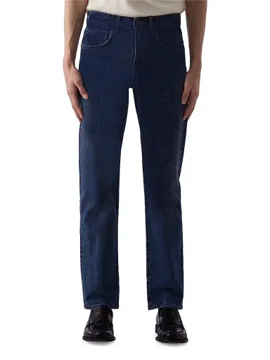 BLK DNM Men's Stretch-Denim Mid-Rise Straight-Leg Jeans - Clean Blue - Size 38 | Thumbnail 1 BLK DNM Men's Stretch-Denim Mid-Rise Straight-Leg Jeans - Clean Blue - Size 38 | Thumbnail 1