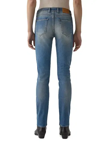 BLK DNM Men's Washed Stretch-Denim Mid-Rise Slim-Fit Jeans - Vintage Blue - Size 38 | Thumbnail 3 BLK DNM Men's Washed Stretch-Denim Mid-Rise Slim-Fit Jeans - Vintage Blue - Size 38 | Thumbnail 3