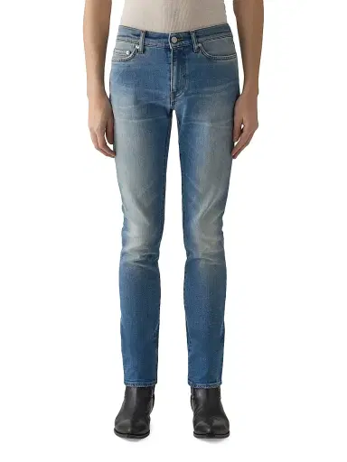 BLK DNM Men's Washed Stretch-Denim Mid-Rise Slim-Fit Jeans - Vintage Blue - Size 38 | Thumbnail 1 BLK DNM Men's Washed Stretch-Denim Mid-Rise Slim-Fit Jeans - Vintage Blue - Size 38 | Thumbnail 1