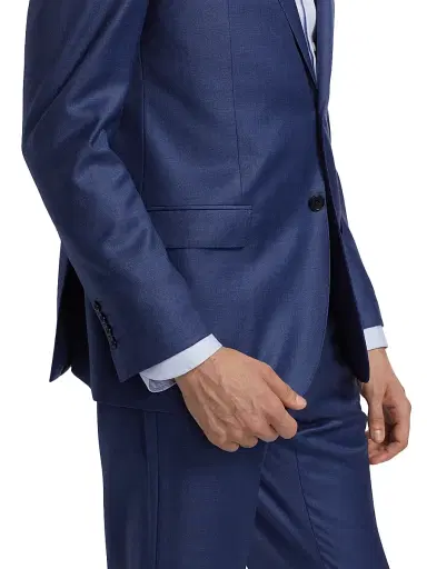 Emporio Armani Men's Virgin Wool Suit - High Blue - Size 40 | Thumbnail 6 Emporio Armani Men's Virgin Wool Suit - High Blue - Size 40 | Thumbnail 6