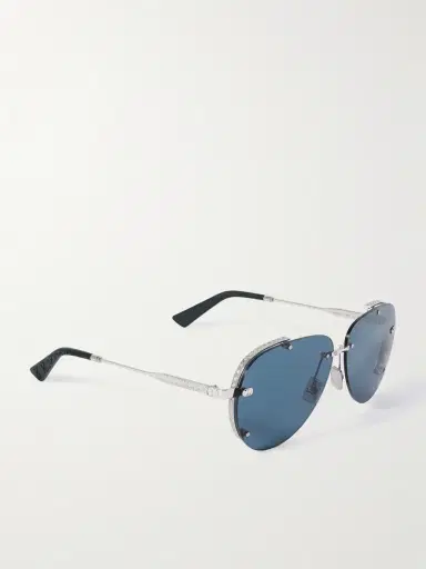 DIOR Eyewear NeoDior A1U Aviator-Style Silver-Tone Sunglasses - Men | Thumbnail 4 DIOR Eyewear NeoDior A1U Aviator-Style Silver-Tone Sunglasses - Men | Thumbnail 4