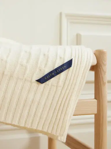 Ralph Lauren Home Cable-knit Cashmere Blanket | Thumbnail 6 Ralph Lauren Home Cable-knit Cashmere Blanket | Thumbnail 6