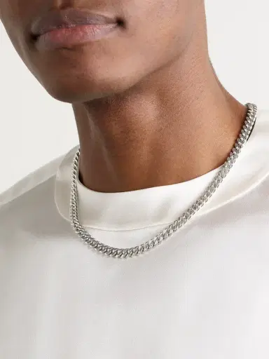 John Hardy Sterling Silver Curb Chain Necklace - Men | Thumbnail 2 John Hardy Sterling Silver Curb Chain Necklace - Men | Thumbnail 2