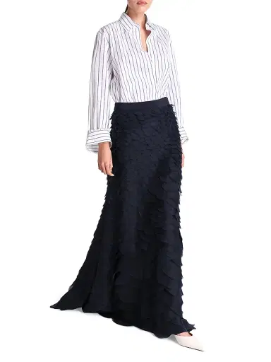 TWP Women's Everlasting Love Silk Maxi Skirt - Midnight - Size 4 | Thumbnail 2 TWP Women's Everlasting Love Silk Maxi Skirt - Midnight - Size 4 | Thumbnail 2