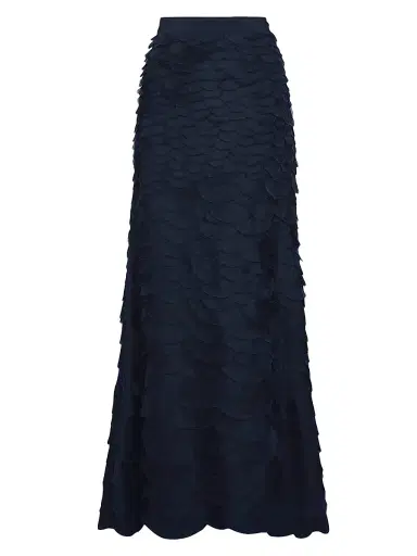 TWP Women's Everlasting Love Silk Maxi Skirt - Midnight - Size 4 | Thumbnail 1 TWP Women's Everlasting Love Silk Maxi Skirt - Midnight - Size 4 | Thumbnail 1