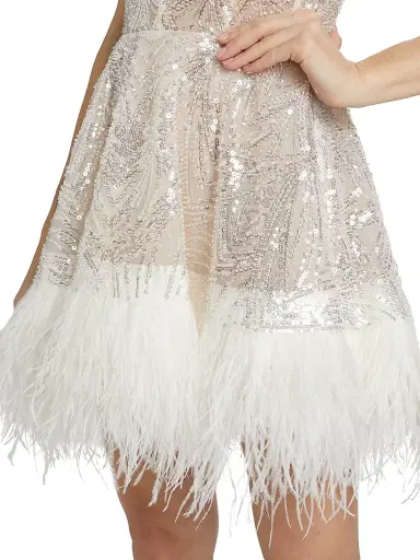 Bronx and Banco Women's Mademoiselle Beaded Minidress | Thumbnail 6 Bronx and Banco Women's Mademoiselle Beaded Minidress | Thumbnail 6