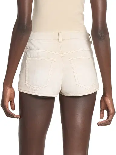 Isabel Marant Women's Delma Denim Shorts - Ecru | Thumbnail 5 Isabel Marant Women's Delma Denim Shorts - Ecru | Thumbnail 5