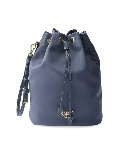 Prada Women's Re-Nylon Pouch Blue | Thumbnail 1 Prada Women's Re-Nylon Pouch Blue | Thumbnail 1