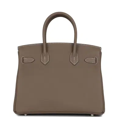 HERMÈS Hermes Birkin 30 Etoupe Togo Palladium Hardware | Thumbnail 4 HERMÈS Hermes Birkin 30 Etoupe Togo Palladium Hardware | Thumbnail 4