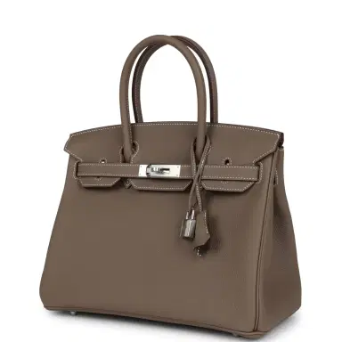 HERMÈS Hermes Birkin 30 Etoupe Togo Palladium Hardware | Thumbnail 5 HERMÈS Hermes Birkin 30 Etoupe Togo Palladium Hardware | Thumbnail 5