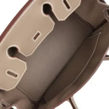HERMÈS Hermes Birkin 30 Etoupe Togo Palladium Hardware | Thumbnail 8 HERMÈS Hermes Birkin 30 Etoupe Togo Palladium Hardware | Thumbnail 8