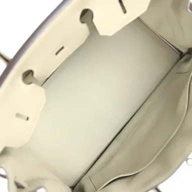 HERMÈS Pre-owned Hermes Birkin 35 Sauge Togo Palladium Hardware | Thumbnail 8 HERMÈS Pre-owned Hermes Birkin 35 Sauge Togo Palladium Hardware | Thumbnail 8