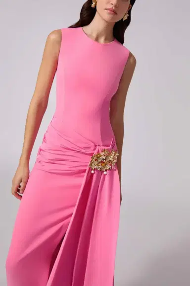 Carolina Herrera Sleeveless Column Dress | Thumbnail 3 Carolina Herrera Sleeveless Column Dress | Thumbnail 3