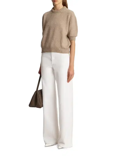 Khaite Women's Davin Cashmere Sweater - Coffee | Thumbnail 14 Khaite Women's Davin Cashmere Sweater - Coffee | Thumbnail 14