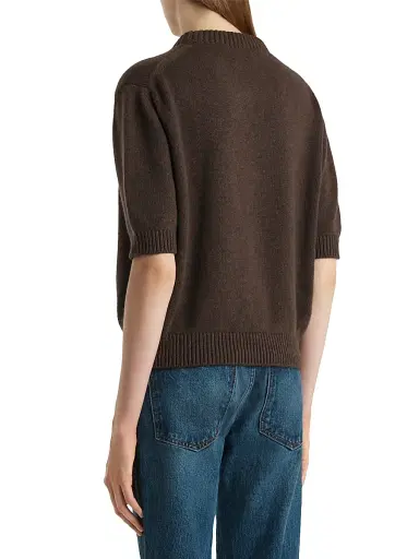 Khaite Women's Davin Cashmere Sweater - Coffee | Thumbnail 5 Khaite Women's Davin Cashmere Sweater - Coffee | Thumbnail 5