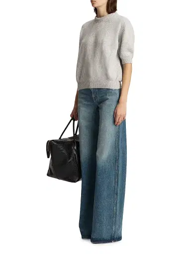Khaite Women's Davin Cashmere Sweater - Coffee | Thumbnail 8 Khaite Women's Davin Cashmere Sweater - Coffee | Thumbnail 8