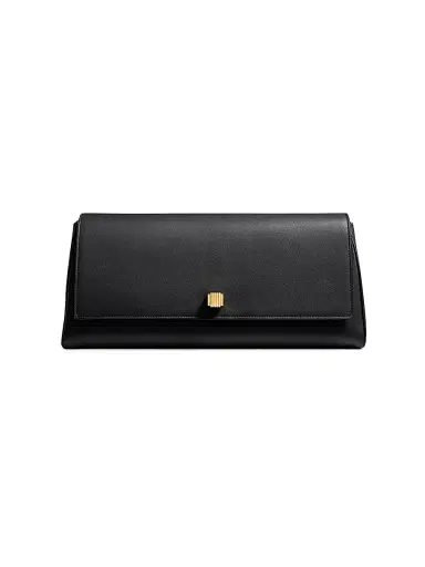 Khaite Women's Audrey Leather Clutch - Black | Thumbnail 1 Khaite Women's Audrey Leather Clutch - Black | Thumbnail 1