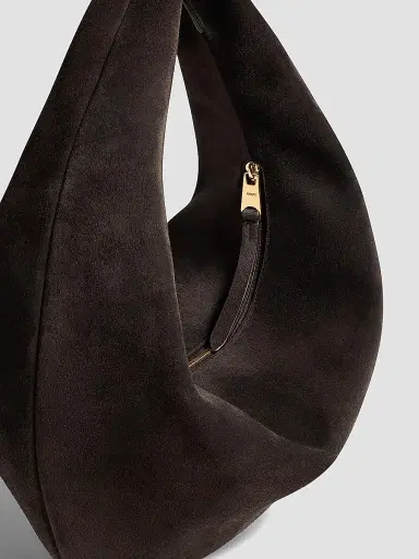 Khaite Women's Olivia Suede Hobo Bag - Dusty Pink | Thumbnail 15 Khaite Women's Olivia Suede Hobo Bag - Dusty Pink | Thumbnail 15