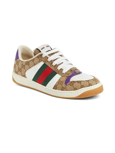 Gucci Men's Screener GG Canvas Sneakers - Beige - Size 14 | Thumbnail 2 Gucci Men's Screener GG Canvas Sneakers - Beige - Size 14 | Thumbnail 2