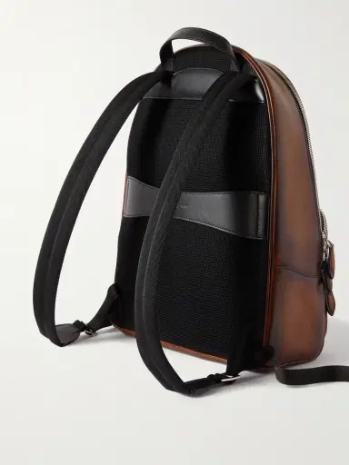 Berluti Time Off Scritto Venezia Leather Backpack - Men | Thumbnail 3 Berluti Time Off Scritto Venezia Leather Backpack - Men | Thumbnail 3