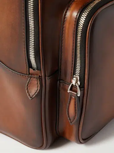 Berluti Time Off Scritto Venezia Leather Backpack - Men | Thumbnail 4 Berluti Time Off Scritto Venezia Leather Backpack - Men | Thumbnail 4