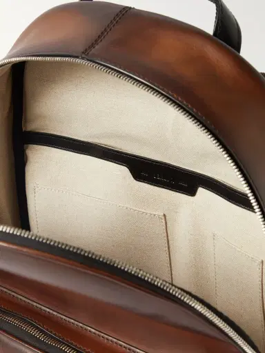 Berluti Time Off Scritto Venezia Leather Backpack - Men | Thumbnail 5 Berluti Time Off Scritto Venezia Leather Backpack - Men | Thumbnail 5