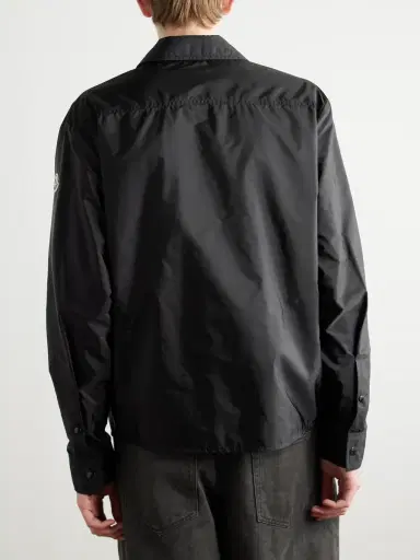 Moncler Logo-Appliquéd Nylon Overshirt - Men | Thumbnail 3 Moncler Logo-Appliquéd Nylon Overshirt - Men | Thumbnail 3