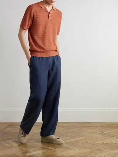 MR P. Arthur Wide-Leg Linen Drawstring Trousers - Men | Thumbnail 2 MR P. Arthur Wide-Leg Linen Drawstring Trousers - Men | Thumbnail 2