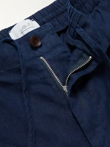 MR P. Arthur Wide-Leg Linen Drawstring Trousers - Men | Thumbnail 6 MR P. Arthur Wide-Leg Linen Drawstring Trousers - Men | Thumbnail 6