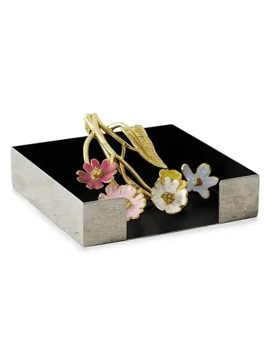 Michael Aram Wildflowers Cocktail Napkin Holder | Thumbnail 1 Michael Aram Wildflowers Cocktail Napkin Holder | Thumbnail 1