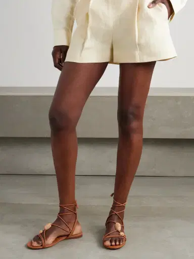 Zimmermann Gleam Leather Sandals | Thumbnail 2 Zimmermann Gleam Leather Sandals | Thumbnail 2