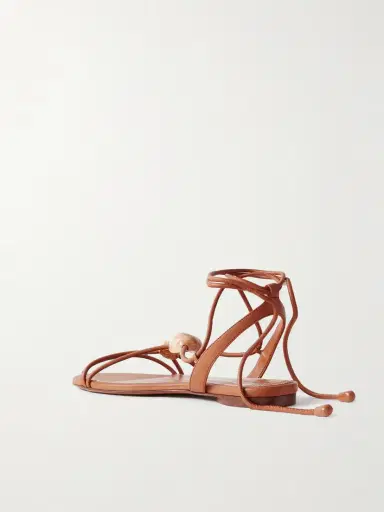 Zimmermann Gleam Leather Sandals | Thumbnail 3 Zimmermann Gleam Leather Sandals | Thumbnail 3