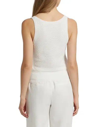 Vince Women's Double Layer Mesh Cami | Thumbnail 5 Vince Women's Double Layer Mesh Cami | Thumbnail 5
