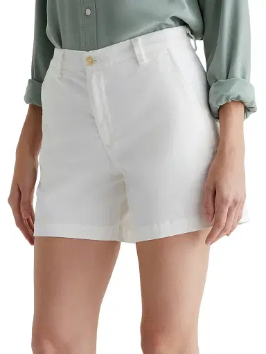 AG Jeans Women's Jude Stretch Denim Shorts - Powder | Thumbnail 4 AG Jeans Women's Jude Stretch Denim Shorts - Powder | Thumbnail 4