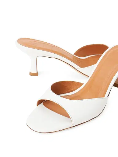 Staud Women's Brigitte 55MM Leather Mules - Paper - Size 12 | Thumbnail 4 Staud Women's Brigitte 55MM Leather Mules - Paper - Size 12 | Thumbnail 4
