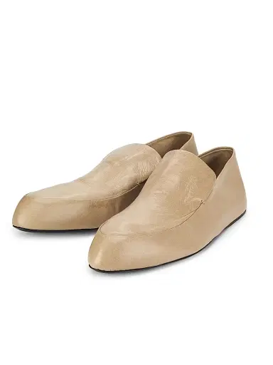 Jil Sander Women's Leather Loafers - Dark Sand | Thumbnail 2 Jil Sander Women's Leather Loafers - Dark Sand | Thumbnail 2