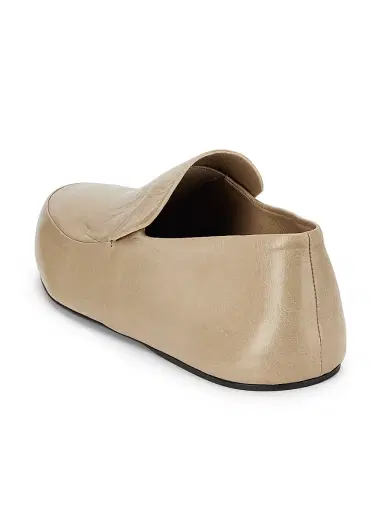 Jil Sander Women's Leather Loafers - Dark Sand | Thumbnail 3 Jil Sander Women's Leather Loafers - Dark Sand | Thumbnail 3